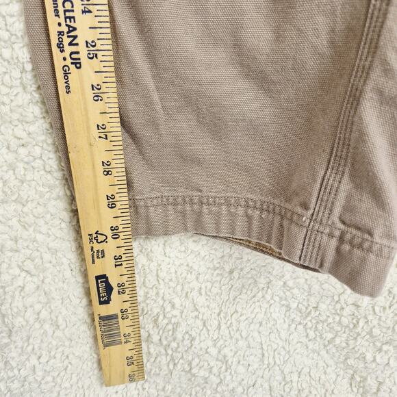 Duluth Trading Co Cargo Pants Mens 42x34 Khaki Relaxed Fit Work Utility Pockets - Picture 6 of 14